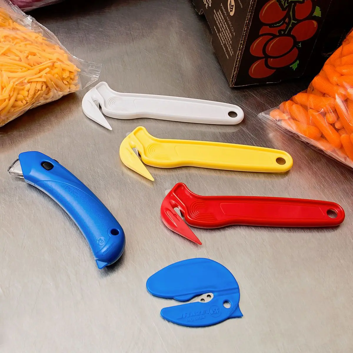 Metal Detectable Box Cutter, Metal Detectable Safety Knives, Food Factory Box  Cutter