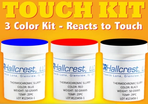 Colour Changing Thermochromic Pigment Trial Pack Colour to Colour